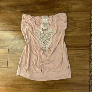 Forever 21 light pink tube top